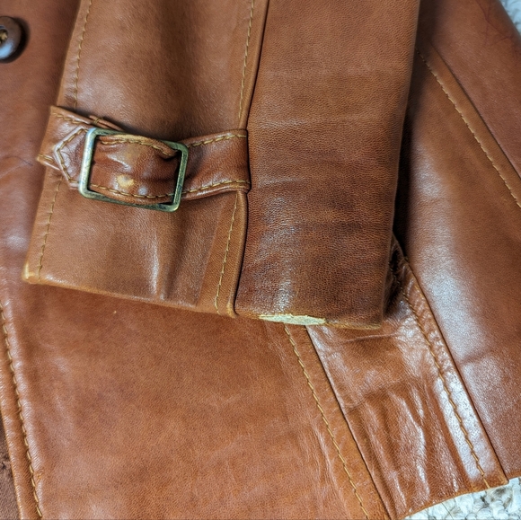 Gorgeous 70s Vintage Skin Gear Leather Jacket - Picture 14 of 14
